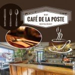 Flyer de présentation du Café de la Poste à Sallenôves, bar restaurant convivial