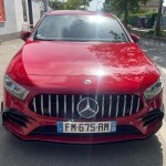 Mercedes rouge d’occasion en exposition chez Fast Car, achat de véhicules premium à Thonon