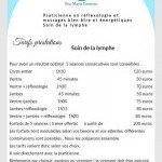 Tarifs soin de la lymphe d'Eva-Maria Formoso, réflexologue à La Roche-sur-Foron