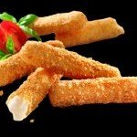 Bâtonnets croustillants de mozzarella - snack italien proposé par Da Renato