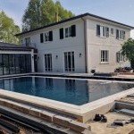 Construction d'une piscine traditionnelle en béton par La Compagnie du Bien-Être