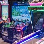 Jeux vidéo variés dans la salle d'arcade de Seven Squares à Saint-Martin-d'Hères