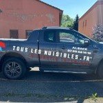 Véhicule technique Le Congélo Thermique utilisé pour l’éradication des punaises de lit par chaleur en Haute-Savoie