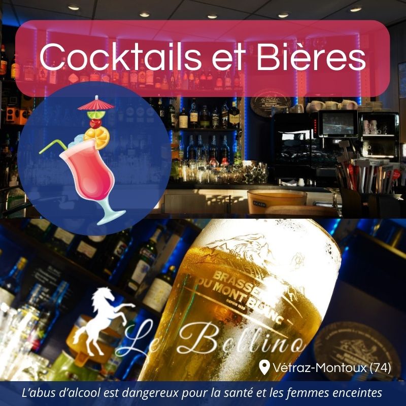 illustration - Cocktails et bières Vétraz-Monthoux 74 Le Bellino