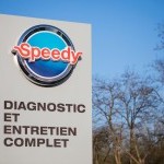Enseigne extérieure du garage Speedy - Thonon