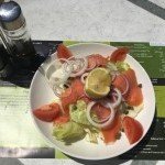 Assiette servie au restaurant du Joy's Club