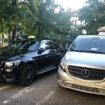 Véhicules Mercedes utilisés par Taxility pour les trajets à Évian, Thonon et alentours