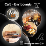 Illustration du logo Full Moon Café, bar-lounge à Divonne-les-Bains