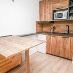 Cuisine en bois complète avec meubles et mobilier sur mesure Rob’Art