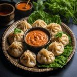 Momos végétariens maison servis en entrée au restaurant Indian Masala Saint-Julien