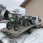 Transport de deux motos et d’un quad non roulants par DVRA Group