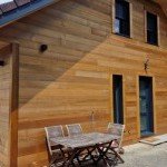 Maison à ossature en bois réalisée par LBG Charpente, meilleur charpentier à Reignier-Ésery (74)