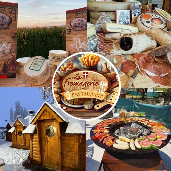 Flyer de La Fromagerie à Viry, restaurant savoyard et boutique de fromages