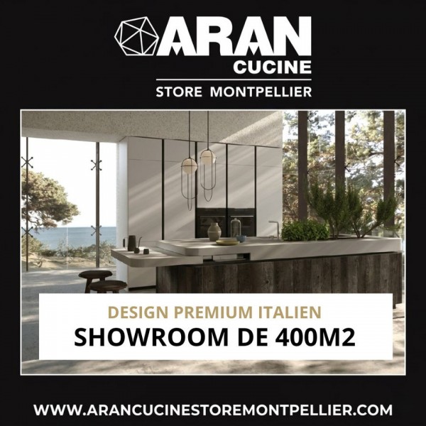 Showroom Aran Cucine Store cuisiniste haut de gamme à Montpellier 34