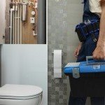 Dépannage d'un toilette dans une salle de bain par un plombier à Thonon-les-Bains.