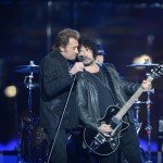 Concert de Johnny Hallyday avec son guitariste au Casino de Saint-Julien