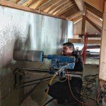 Carottage béton à eau pour découpe propre et sans poussière