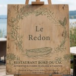 Bannière du restaurant Le Redon au bord du lac Léman à Margencel cuisine française et italienne
